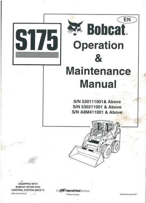 bobcat skid steer 175|bobcat s175 operators manual pdf.